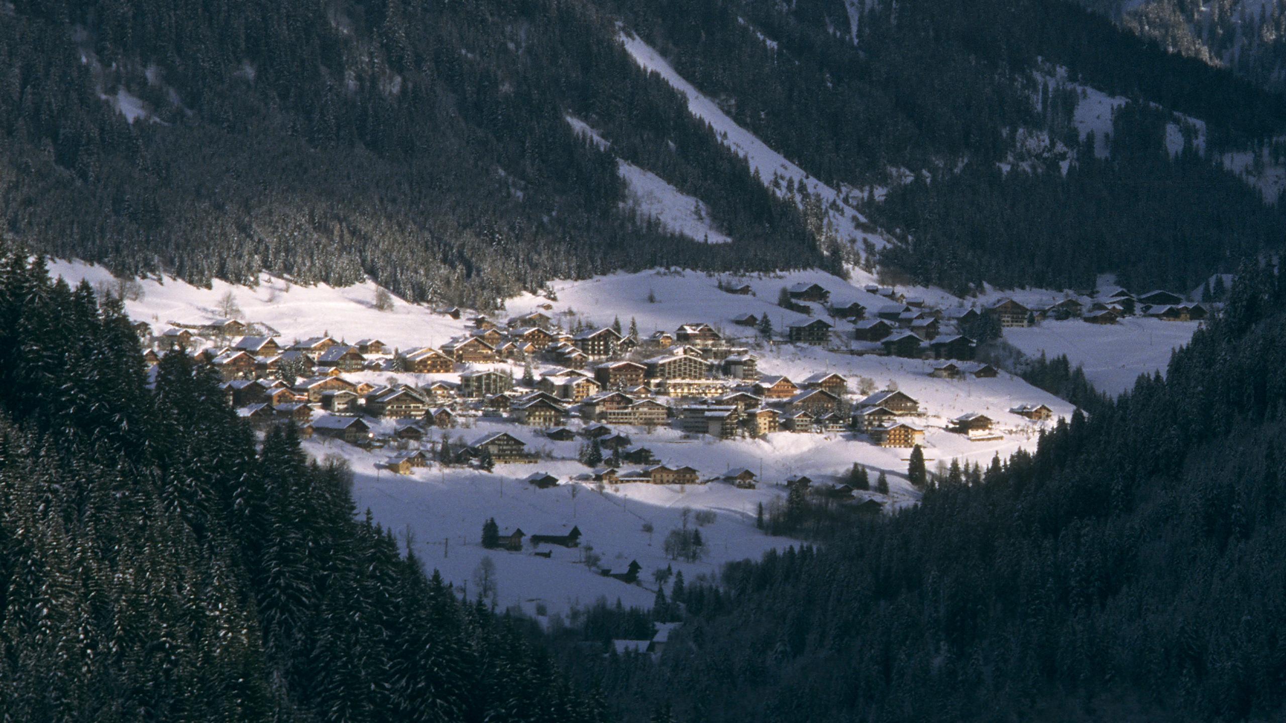 Châtel - Hiver - Village