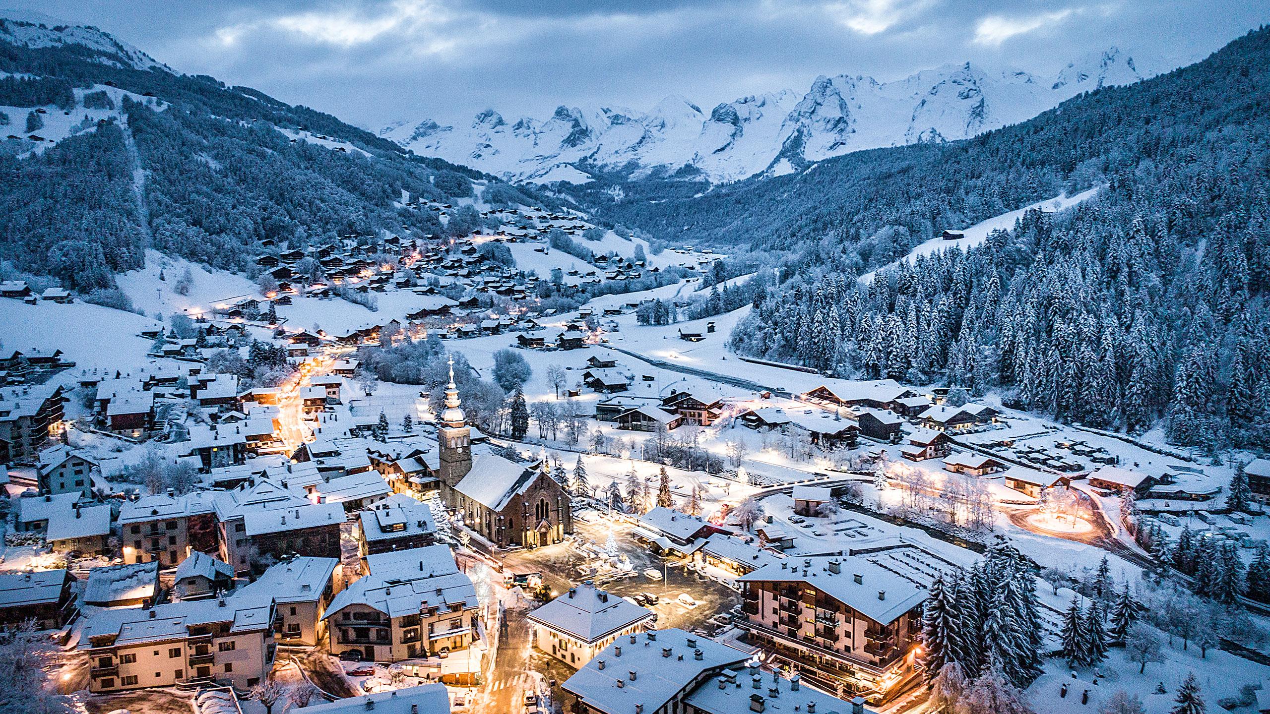 Le Grand-Bornand - Hiver - Village