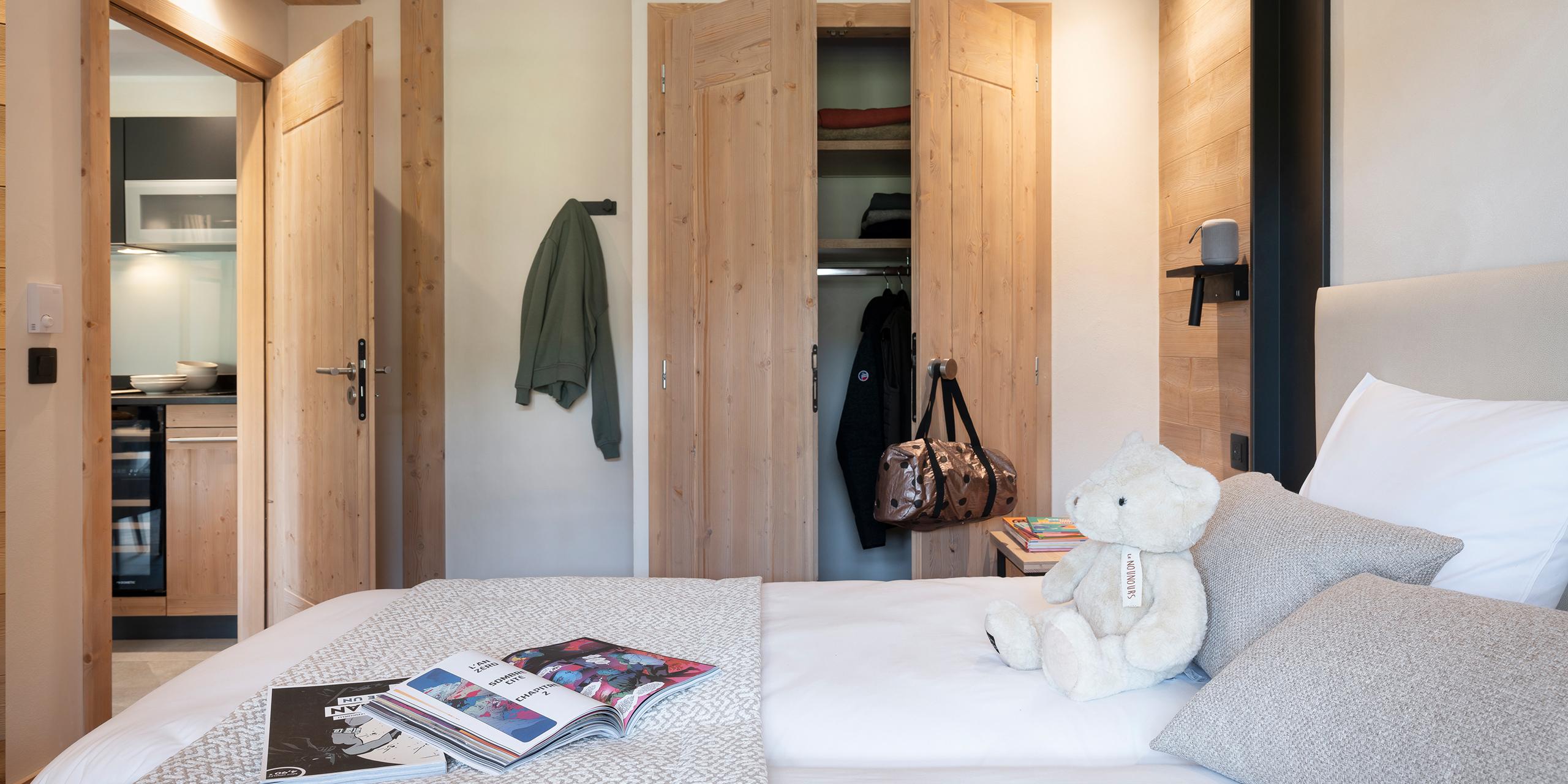  Chambre dans un appartement à vendre au Hameau de l'Ours à Manigod La Croix Fry 