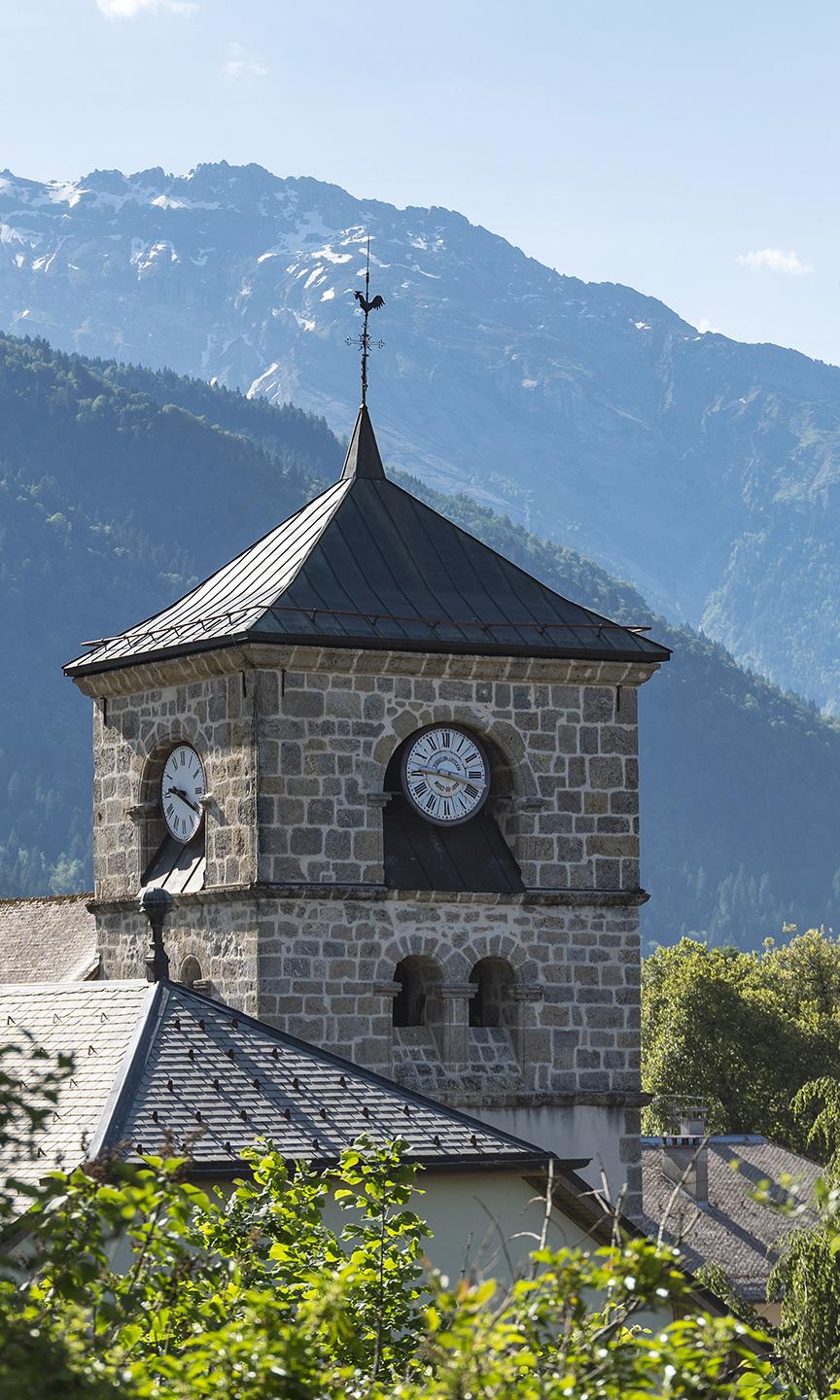 Clocher du village de Samoëns 