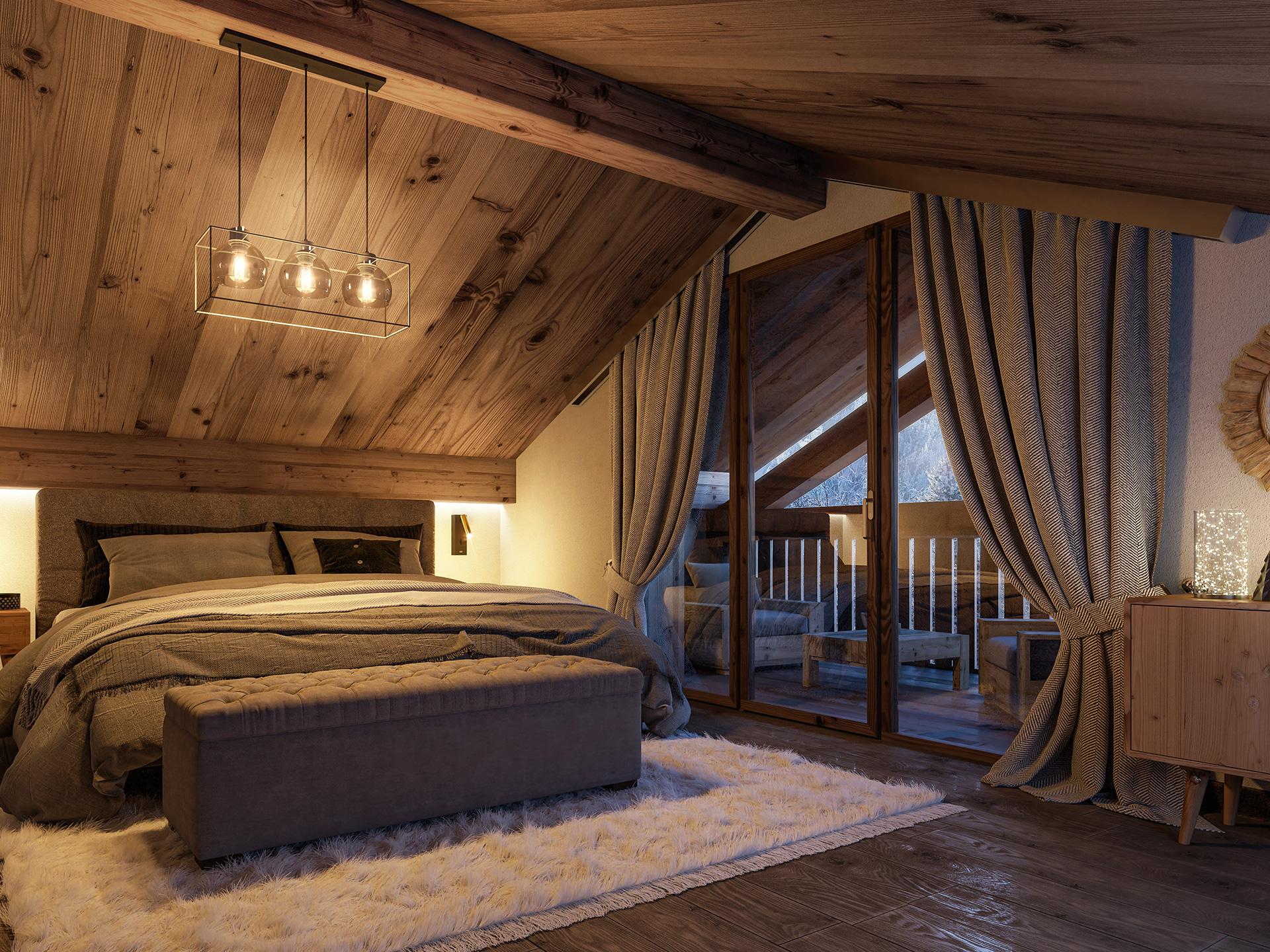 chambre dans un appartement à Samoëns 