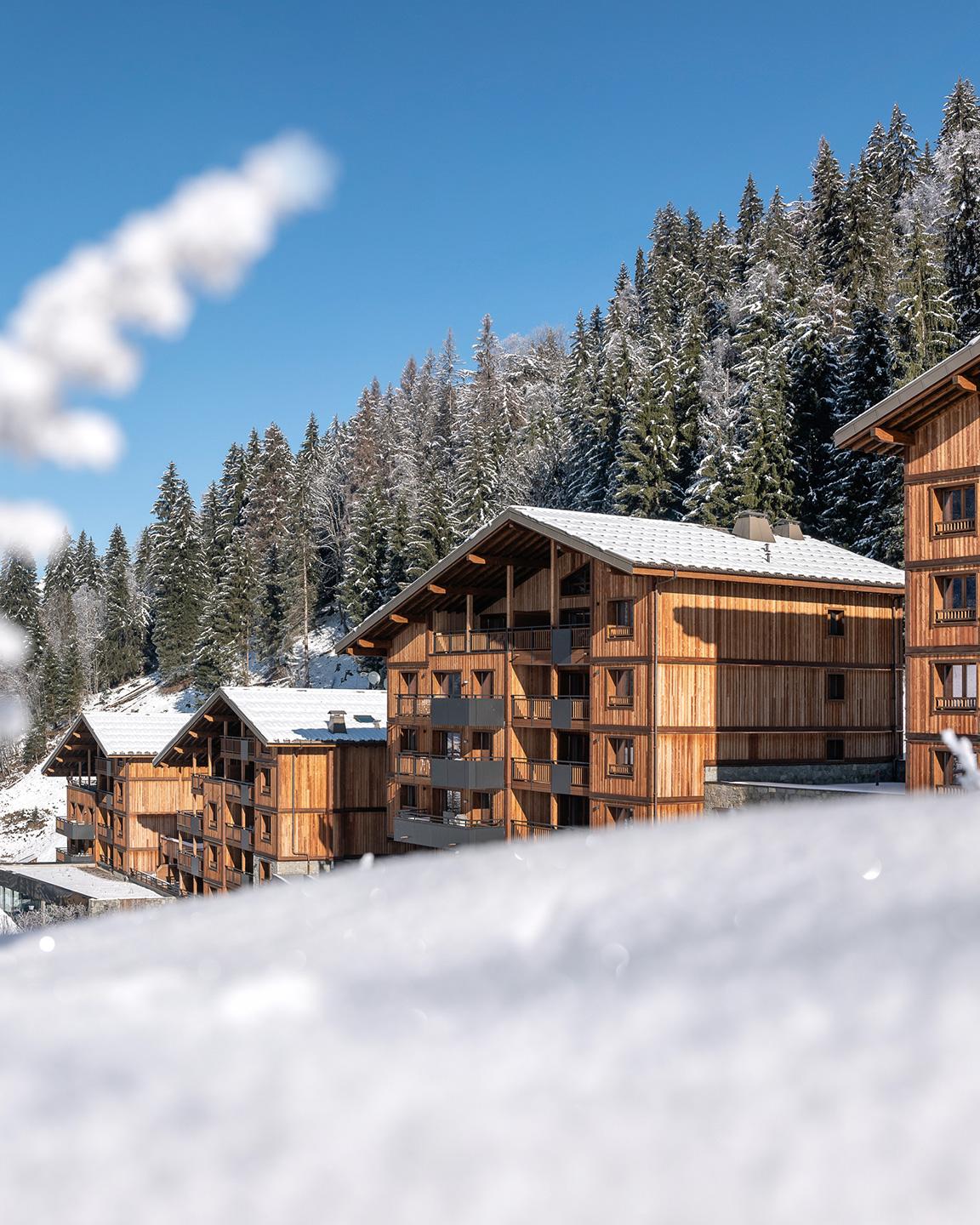 Chalets Láska - Contamines-Montjoie - Vue extérieure hiver