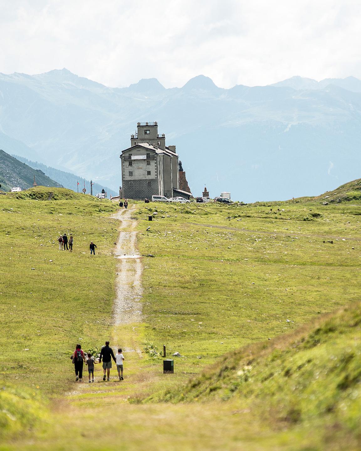 Balade autour du Col du Petit Saint Bernard à La Rosière en été