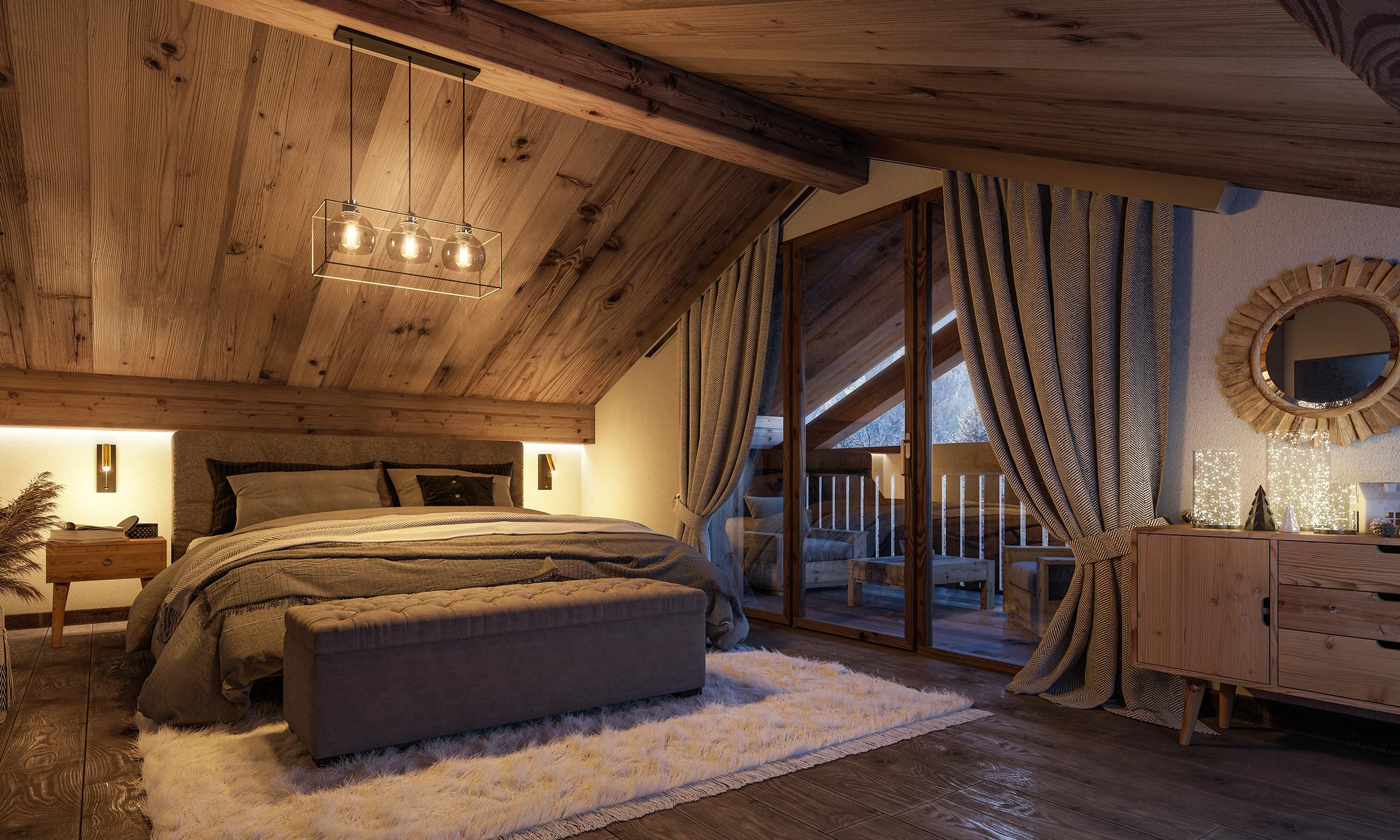 chambre dans un appartement à Samoëns 