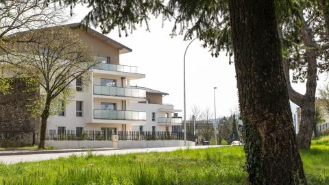 Extérieur du bâtiment Jardin Cardinal à Annecy 